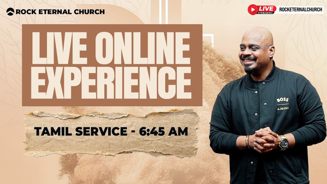 🔴 LIVE | Rock Eternal Church | Tamil Service | February 22nd 2026 | 06:45 AM | Ps.REENUKUMAR