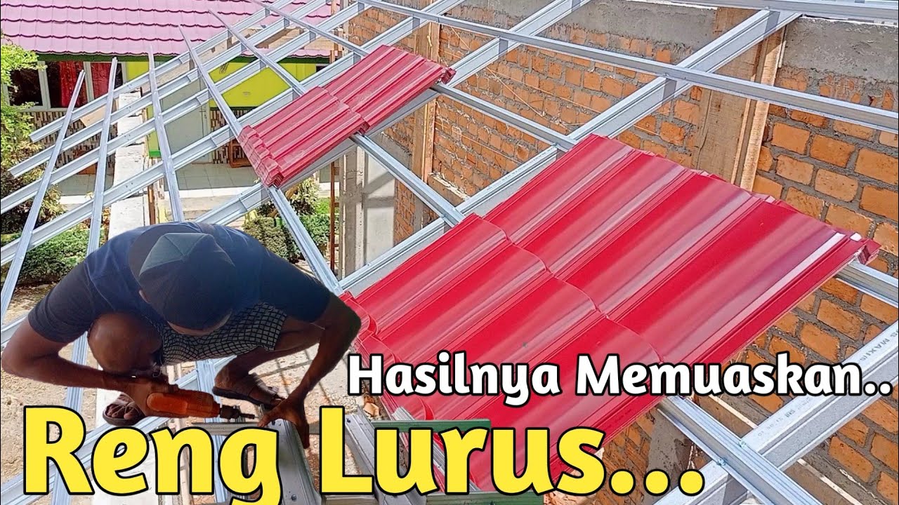 cara buat ukuran Reng baja ringan/atap genteng MULTIROOF