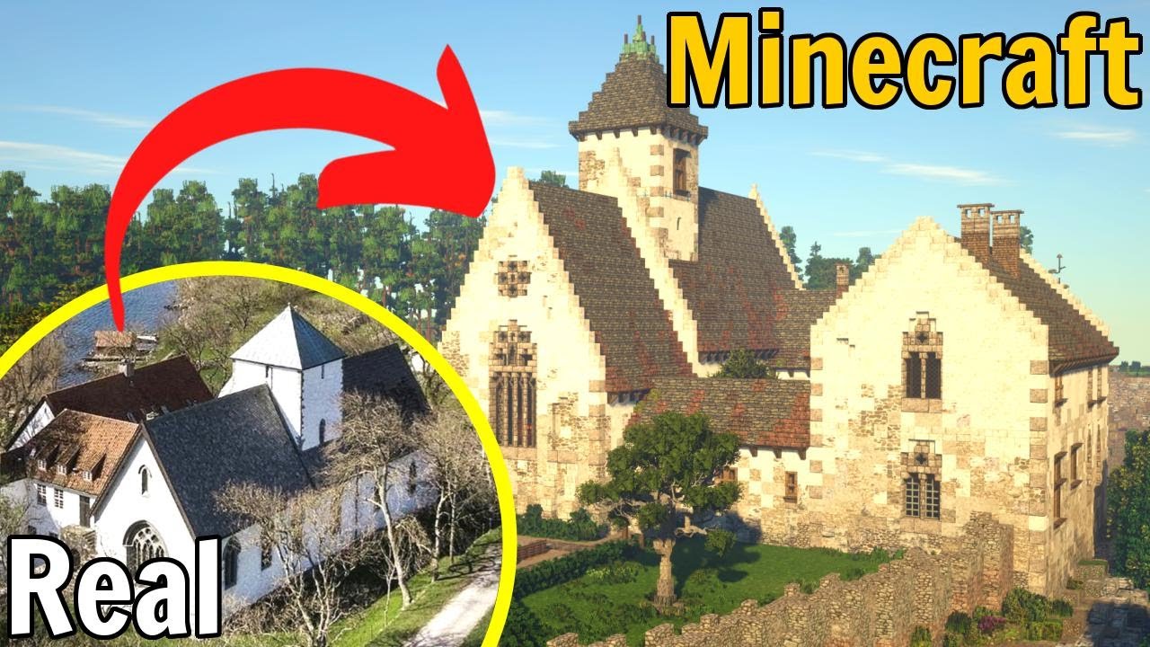 I Recreated this MEDIEVAL ABBEY in Minecraft