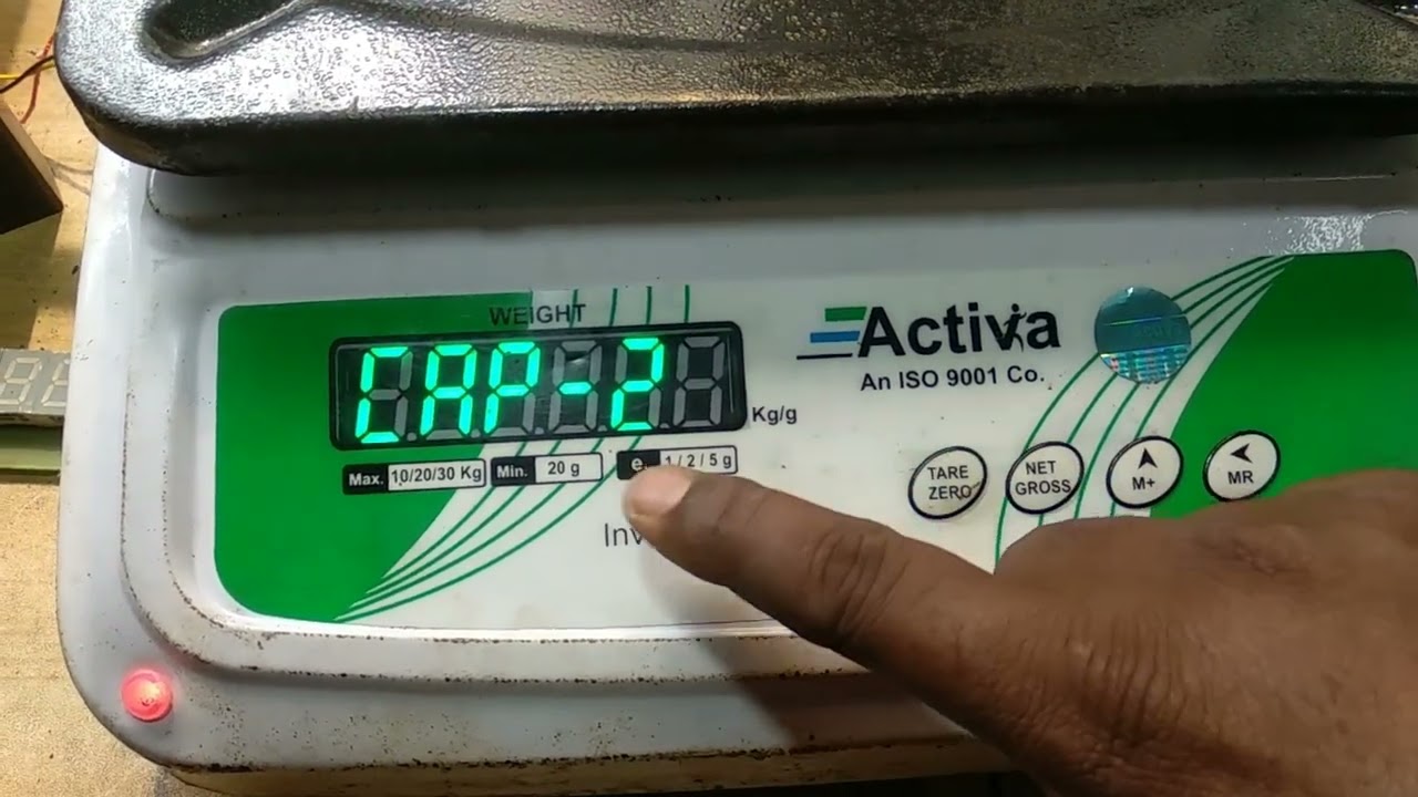 Activa Weight Machine Calibration and Capacity Settings @RBweighingsolution