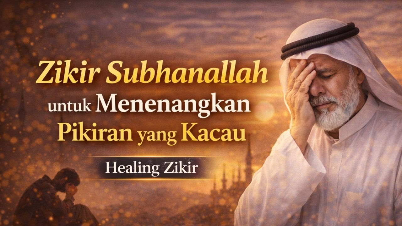 Solusi Cemas Berlebih, Zikir Subhanallah untuk Menenangkan Pikiran yang Kacau | Anxiety Relief