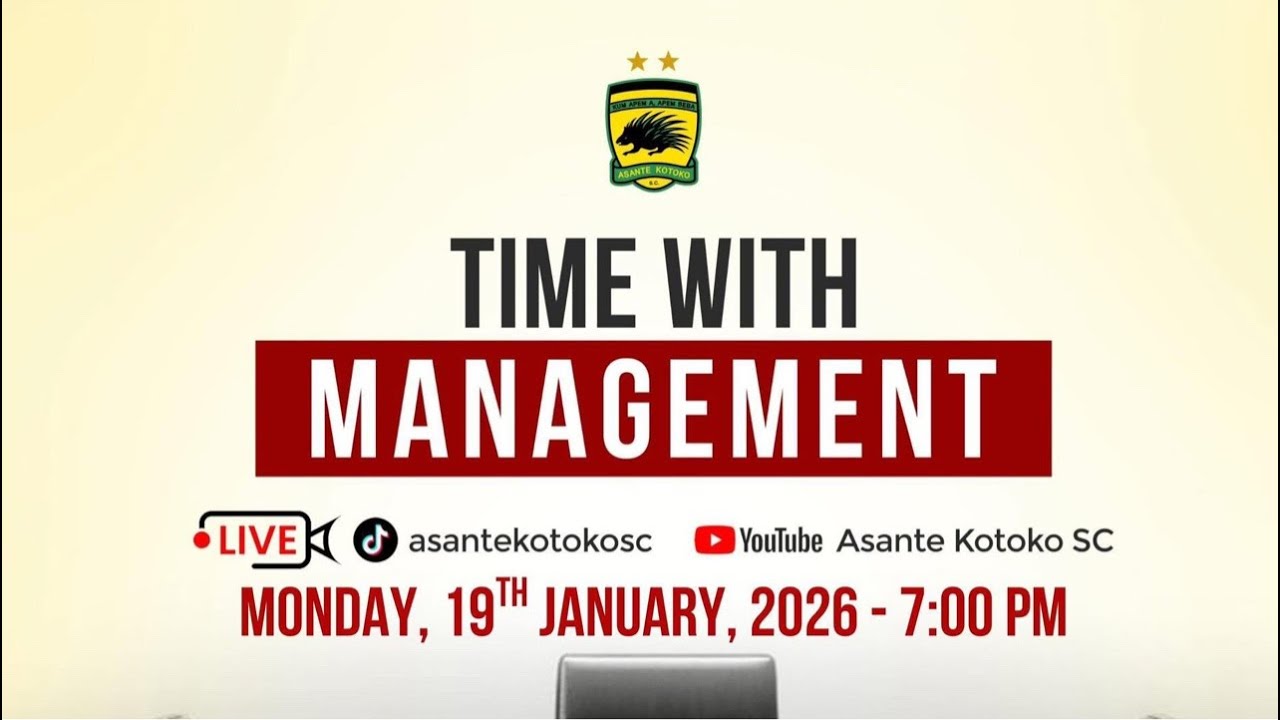 🔴LIVE: Second Edition of Time with Management | Asante Kotoko SC