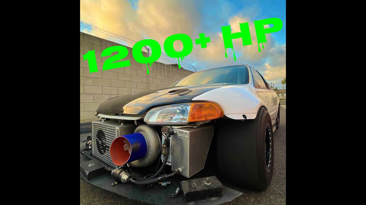 Scott Iveson's 1200+hp SFWD Civic