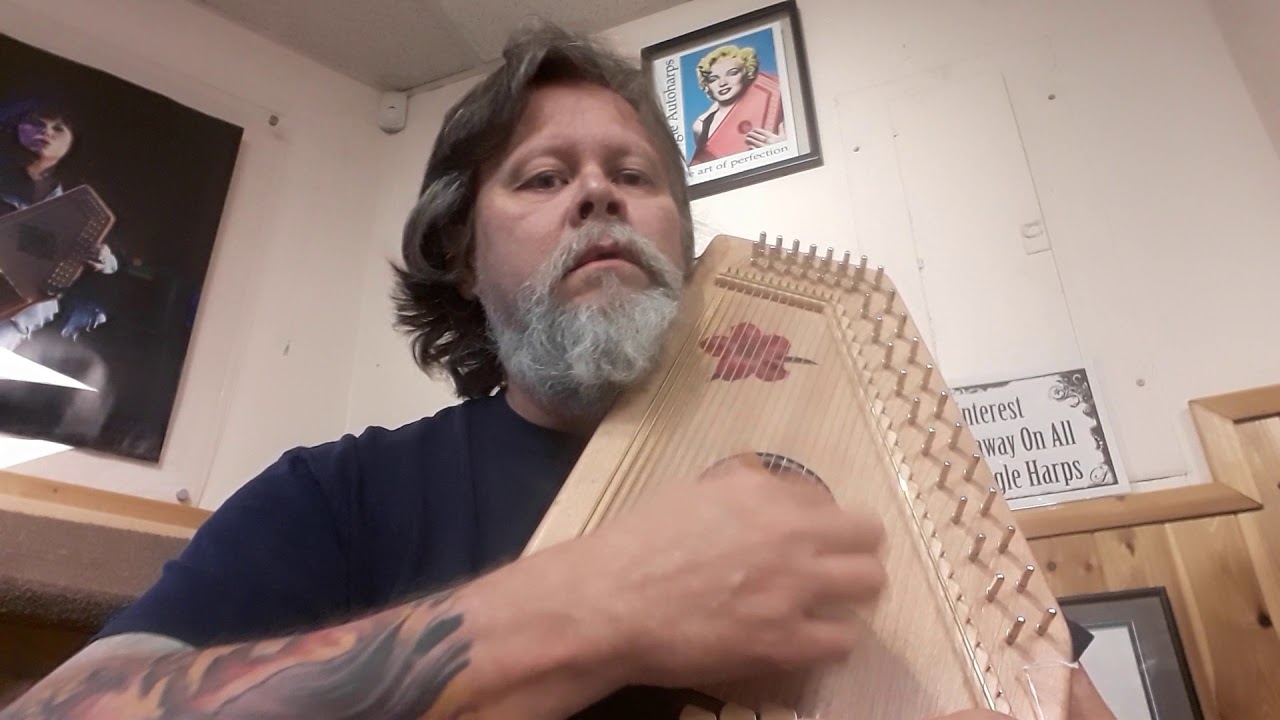 Daigle solid wood harp (Cascade) vs Composite Ply (Desert Rose) side by side: SWA