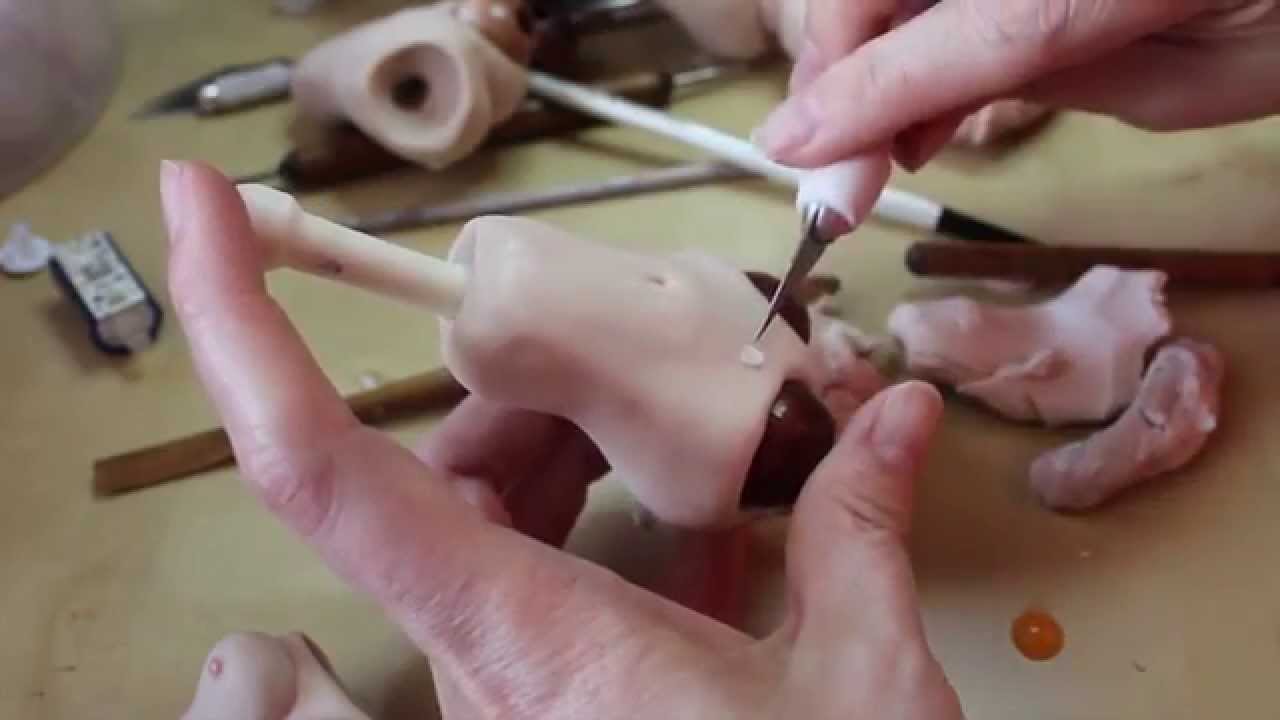 Sculpting a Ball-Jointed Doll Torso (BJD) from Polymer Clay - http://www.makingfairies.com/