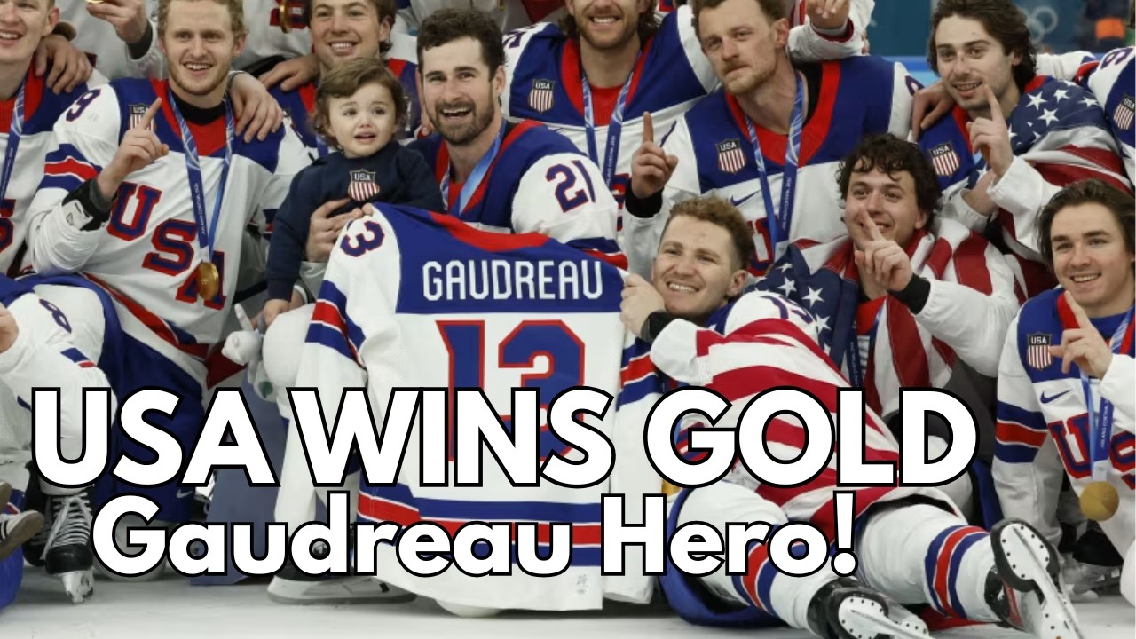 Johnny Gaudreau Leads Team USA to Gold Medal in Olympic Hockey!