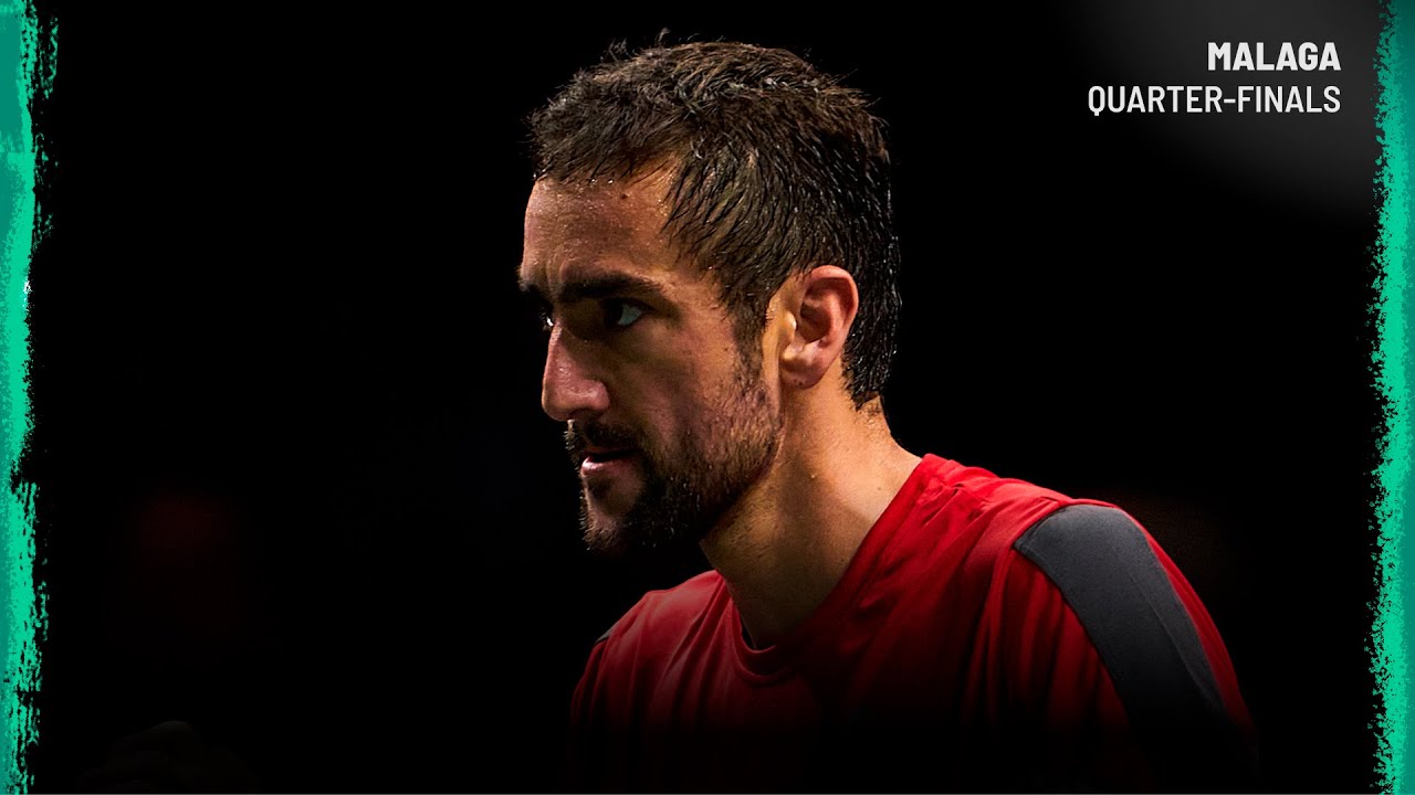 Marin Čilić v Pablo Carreño Busta | Croatia v Spain | Davis Cup Final 8 QF Highlights