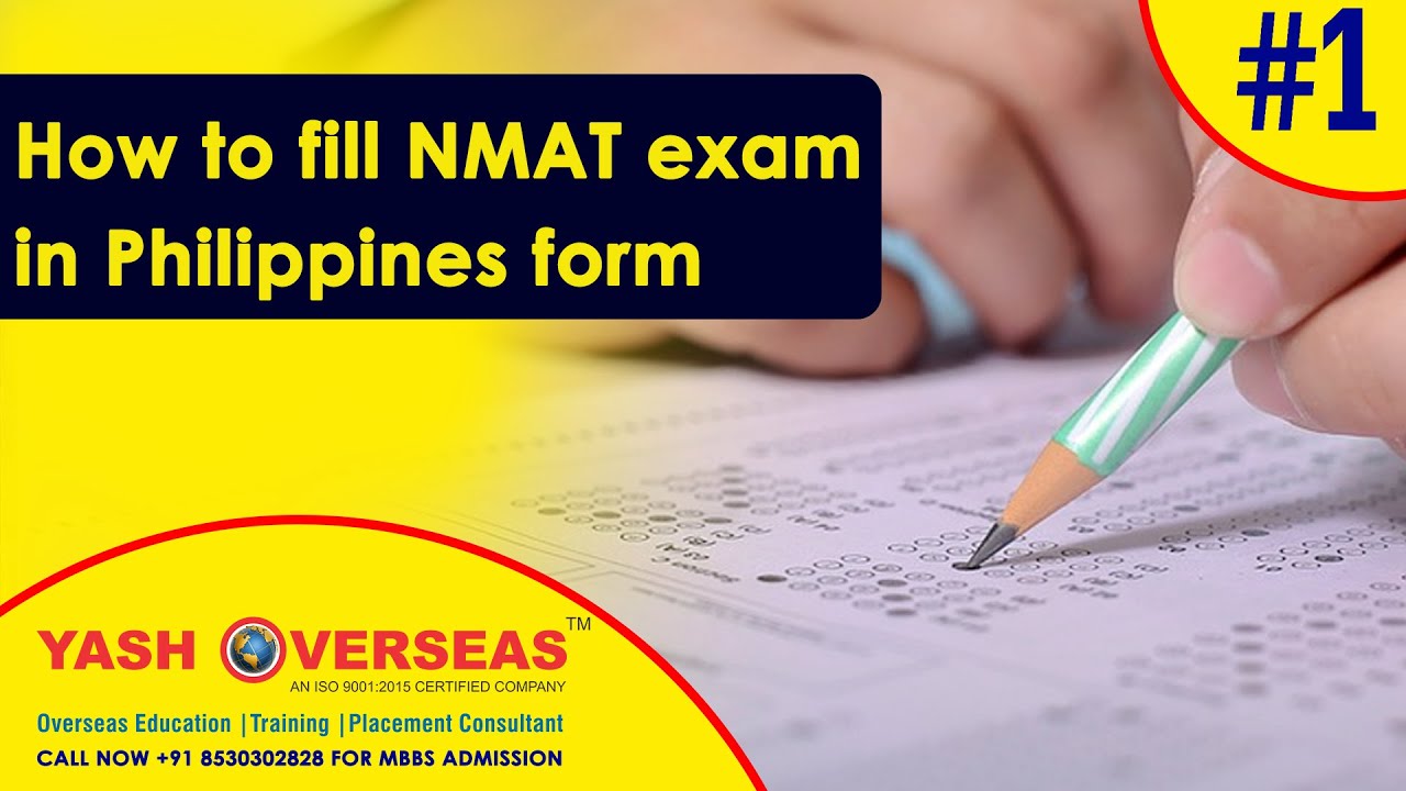 How to fill NMAT exam in Philippines form | NMAT exam in Philippines registration process