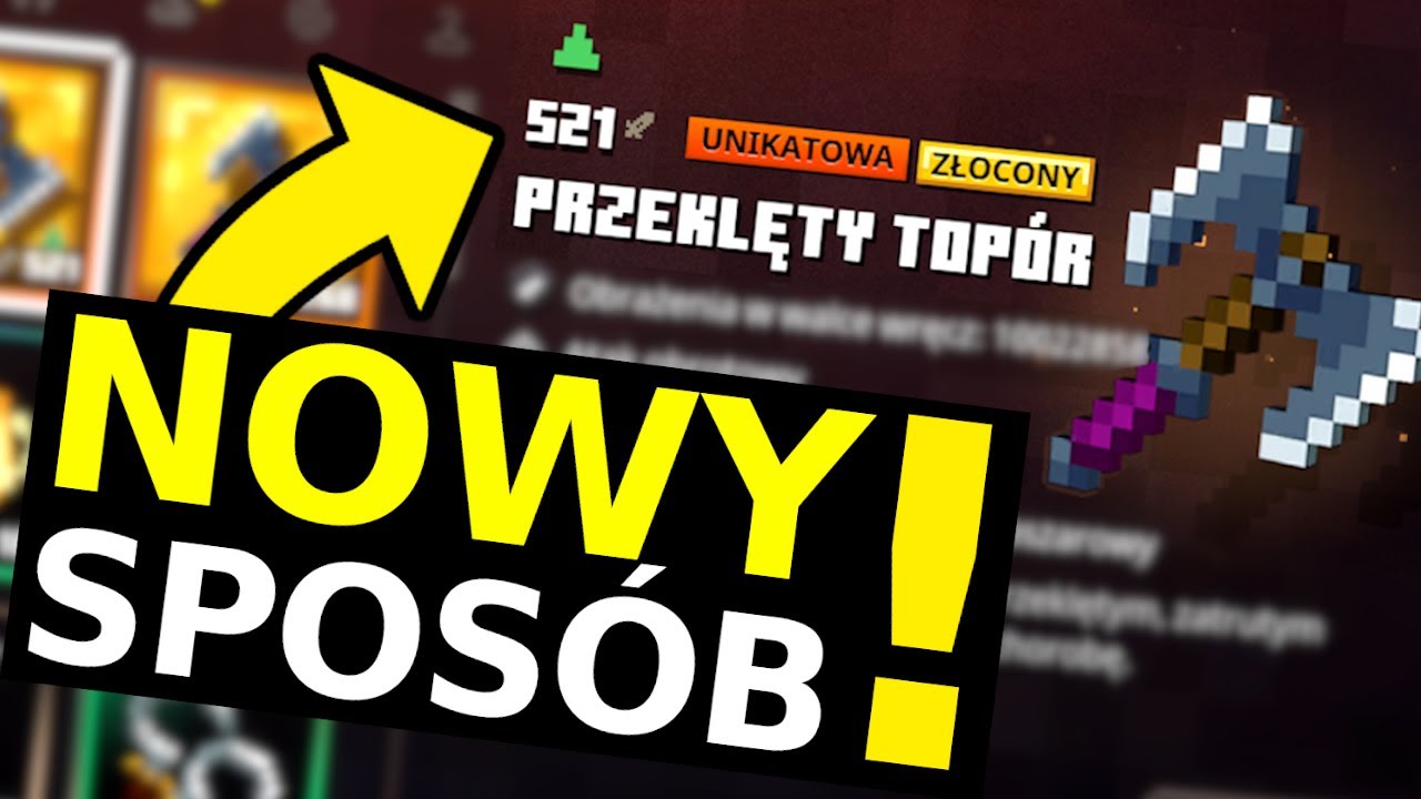 NOWY SPOS&Oacute;B! - JAK ZDOBYĆ ITEMY MOCY 300+? [Minecraft Dungeons][Poradnik]