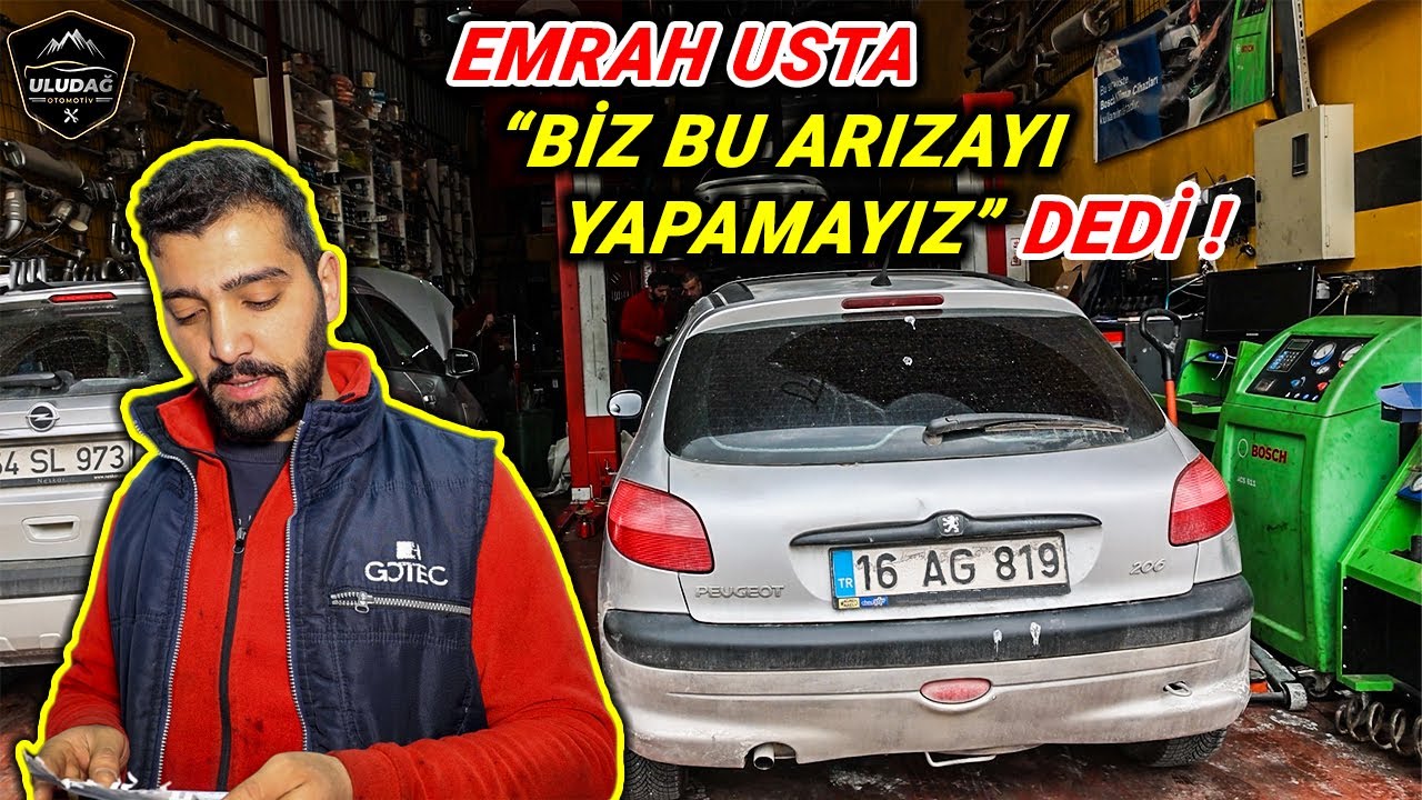 ARABA 100 KM/H GEÇMİYOR ! (Peugeot 206 1.6 Motor Restorasyon)