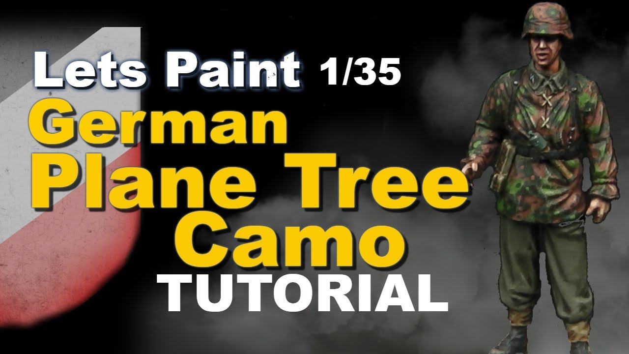 Lets Paint: German 1/35 Plane Tree / Oak Leaf Camouflage painting tutorial