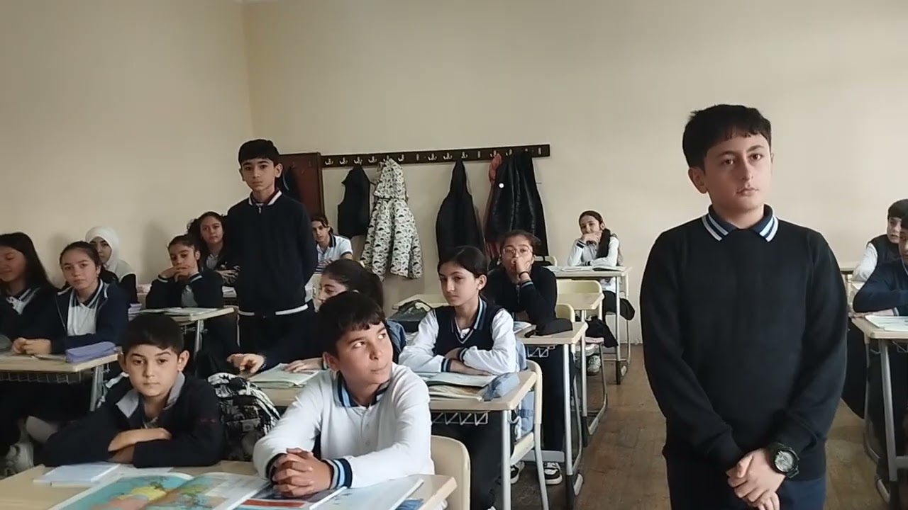 Gəncə şəhəri 44- nömrəli məktəb liseyin 7.c sinfi coğrafiya dərsində.