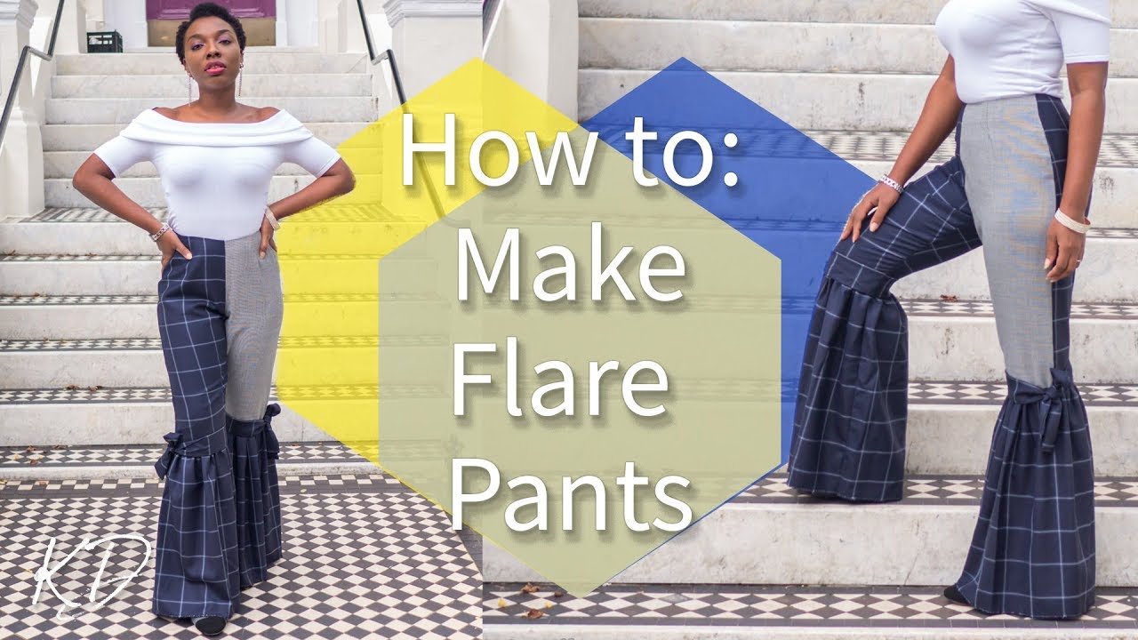 HOW TO: SEW FLARED PANTS FOR WOMEN | KIM DAVE