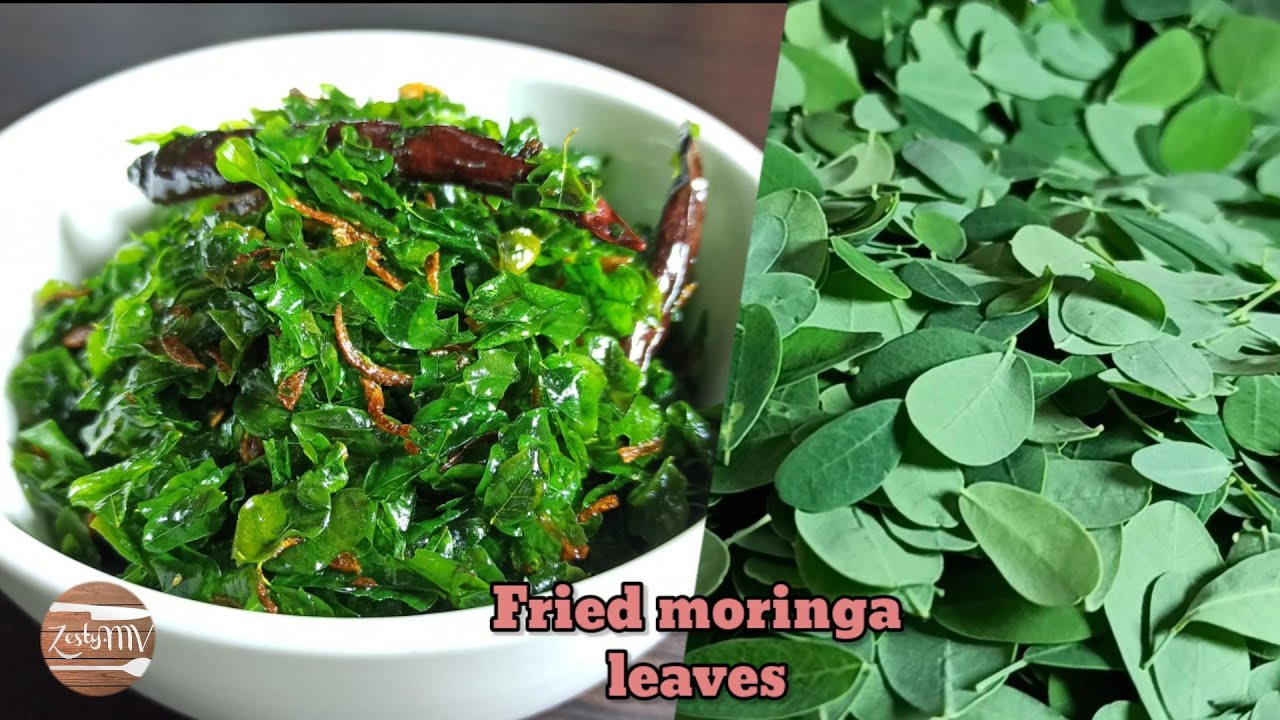 Fried Moringa leaves / theluli fai