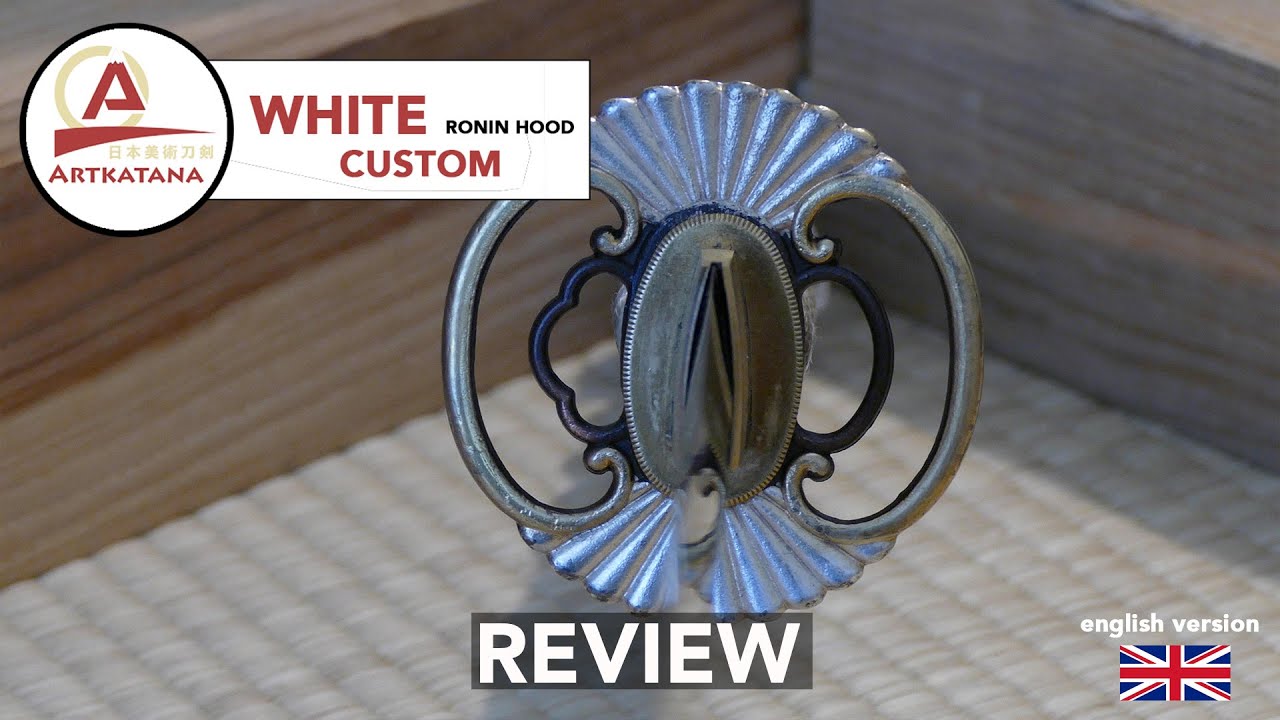 KATANA Artkatana review WHITE CUSTOM BOHI RONIN HOOD english #sword #martialarts #samurai #katana