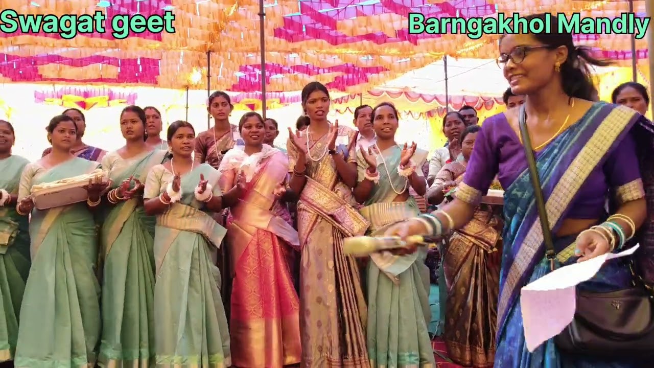 Swagat geet, By Barngakhol Mandly Church blessing, ✝️ welcome to all dignitaries.16th February 