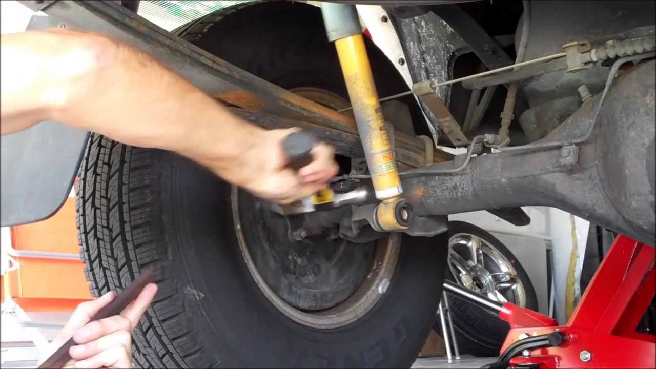 99 Tacoma Rear Shock Replacement
