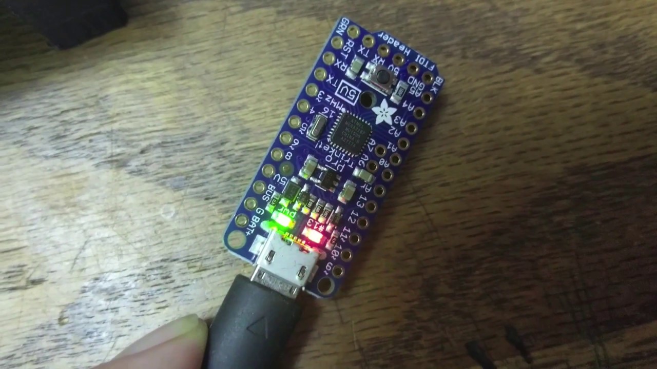 Pro Trinket Upload Code & Flash Bootloader