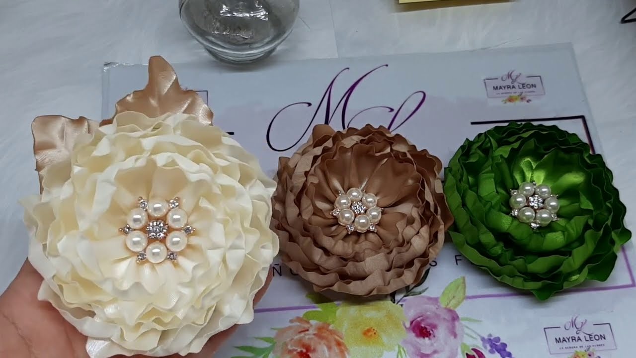 Como hacer una flor con cuchara de madera #MAYRALEON| flores esponjosas ELEGANTES|