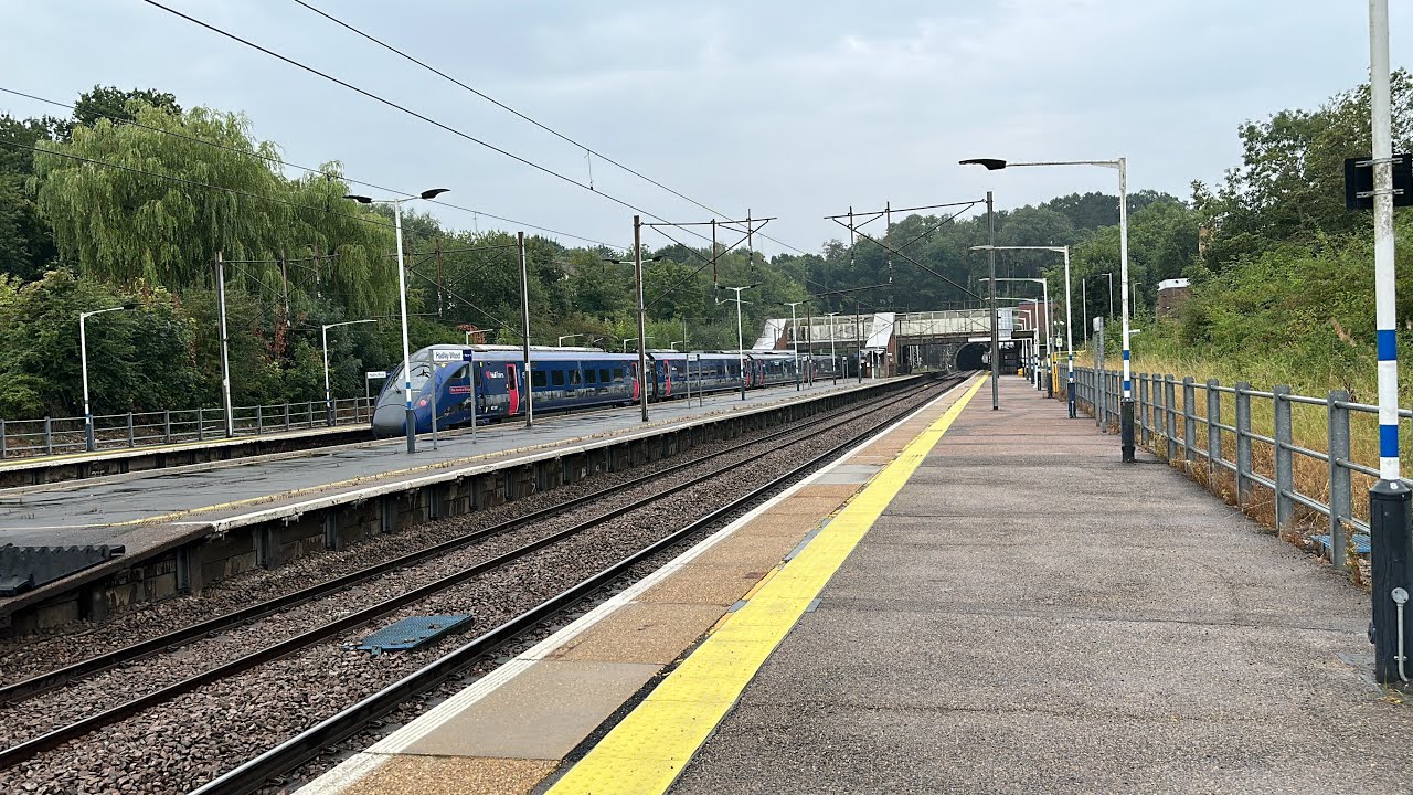 East Coast Main Line Trains at Hadley Wood on August 18th 2023
