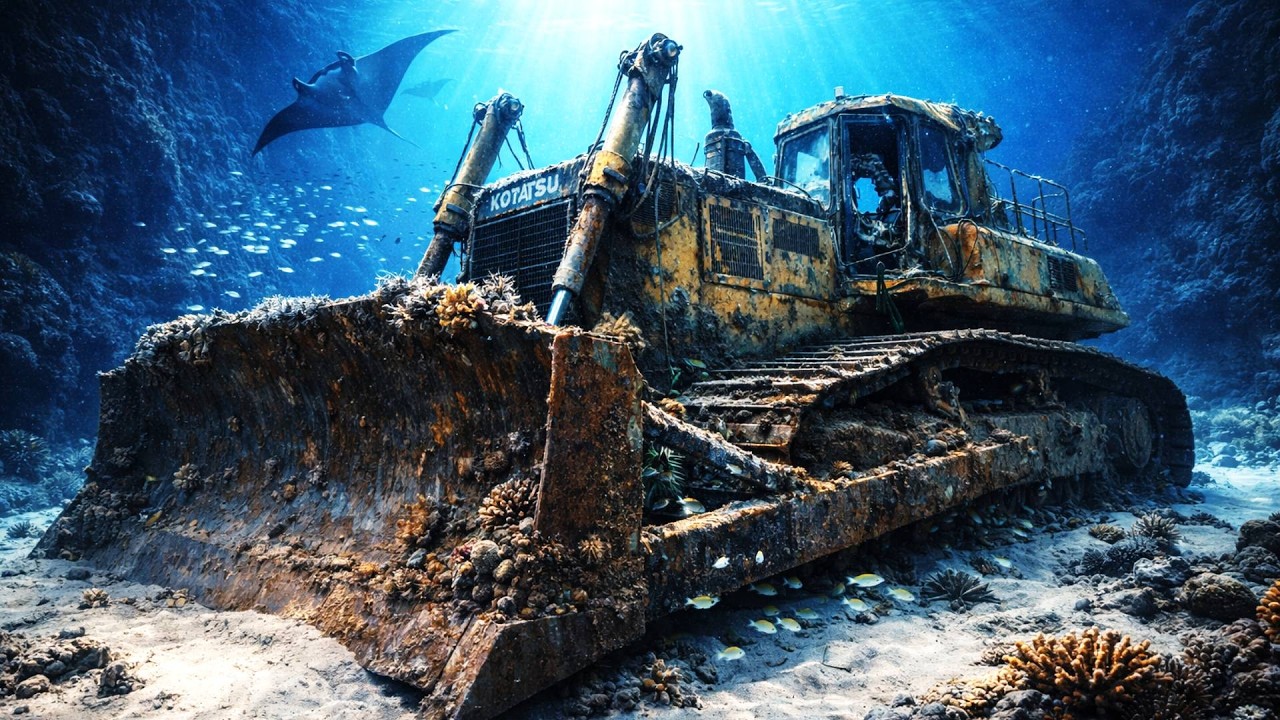 Resurrecting Komatsu D375A-8: From Scrap Iron In on the seabed To A Giant Machine