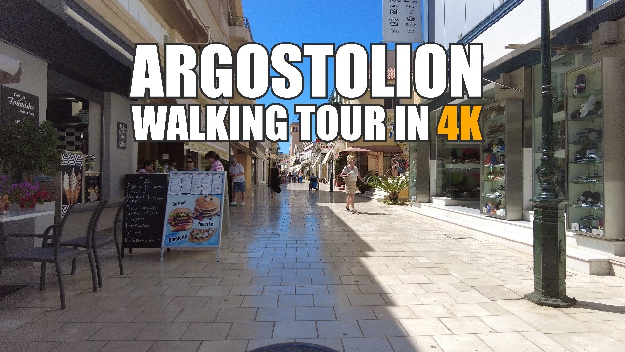 Kefalonia, Greece | ARGOSTOLION Walking Tour - The Marina, Shopping Street & De Bosset Bridge