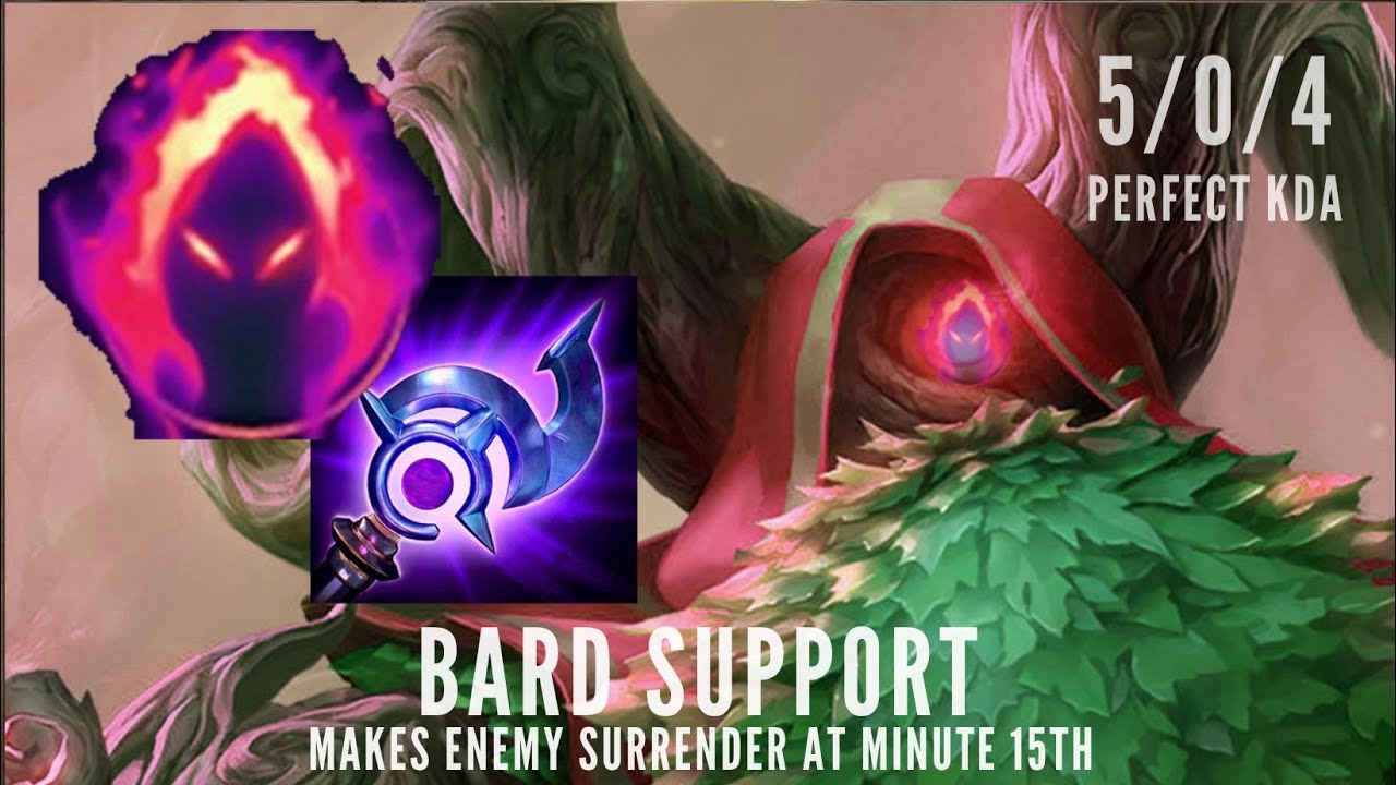 Bard VS Senna [SUP] Very Ridiculous Damage | League of Legends Replay