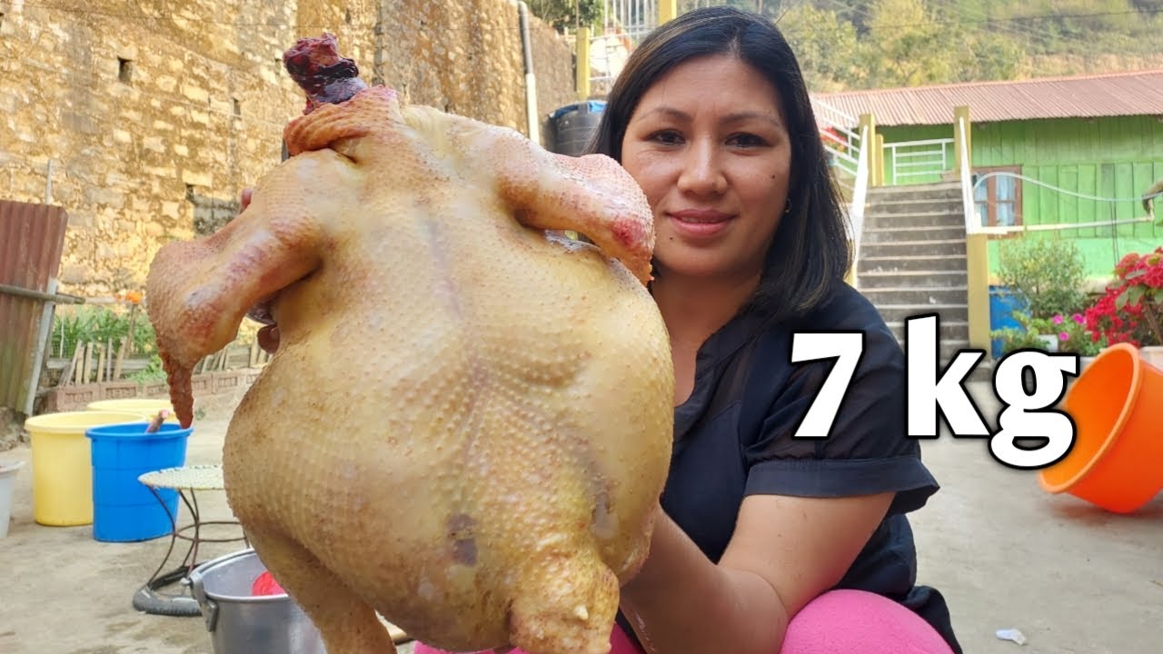 Cutting and Cooking Broiler Chicken in Naga Style| Jungs World