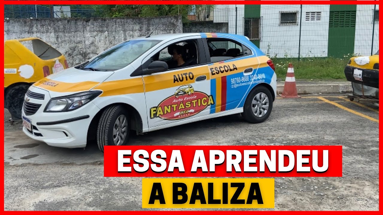 ÚLTIMA AULA DE BALIZA ANTES DO EXAME DO DETRAN.