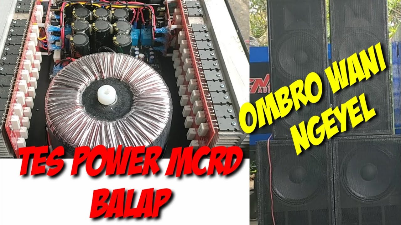 tes power ombro  balap 30A