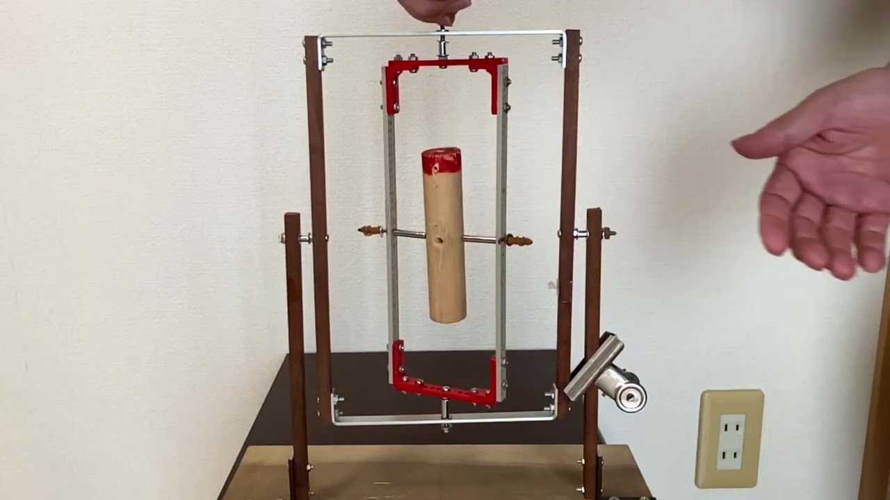 ジャニベコフ効果を模型で制作しスローで見る！（力学実験）
