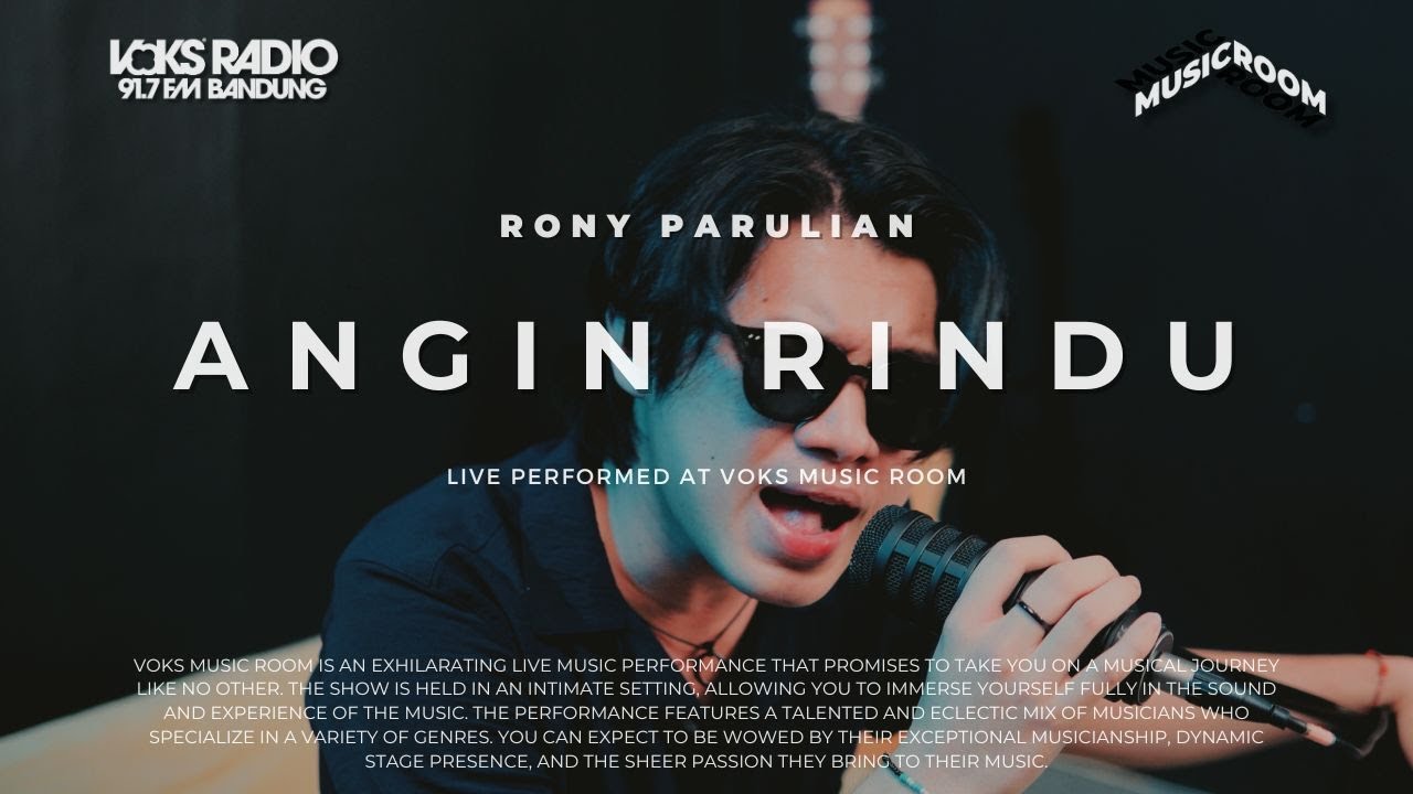 Rony Parulian - Angin Rindu | Live at Voks Music Room