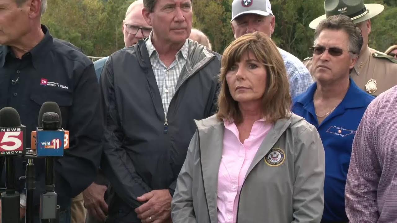 Gov. Bill Lee gives an update on flooding in Unicoi County