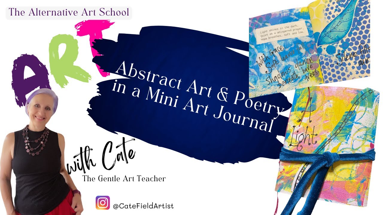 Abstract Meets Poetry: Using Three Colours for Mini Journal Magic