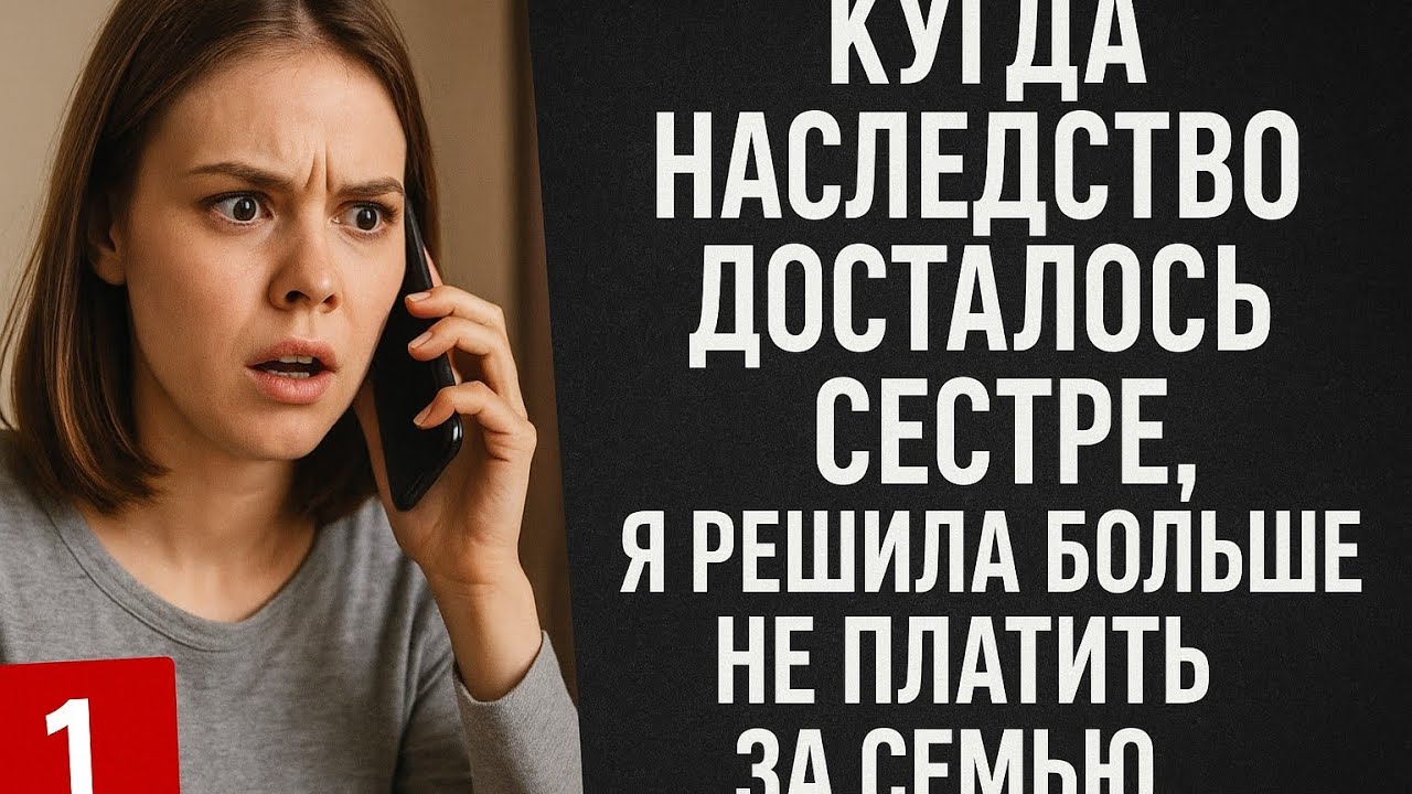 «Когда наследство досталось сестре, я решила больше не платить за семью… и это изменило всё»
