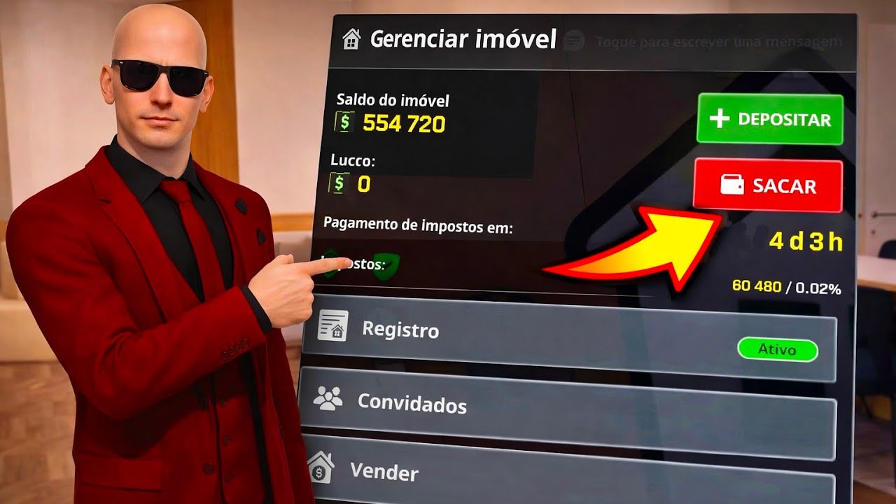 ONE STATE RP: COMO SACAR O DINHEIRO DEPOSITADO NO APARTAMENTO 