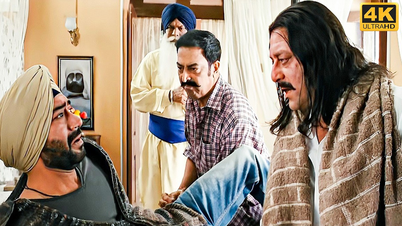 जैसे तेरे बाप की कब्र खोदी थी मैंने, वैसे ही तेरा सर काट दूंगा! 🔥Sanjay Dutt धमकी | Ajay Devgn