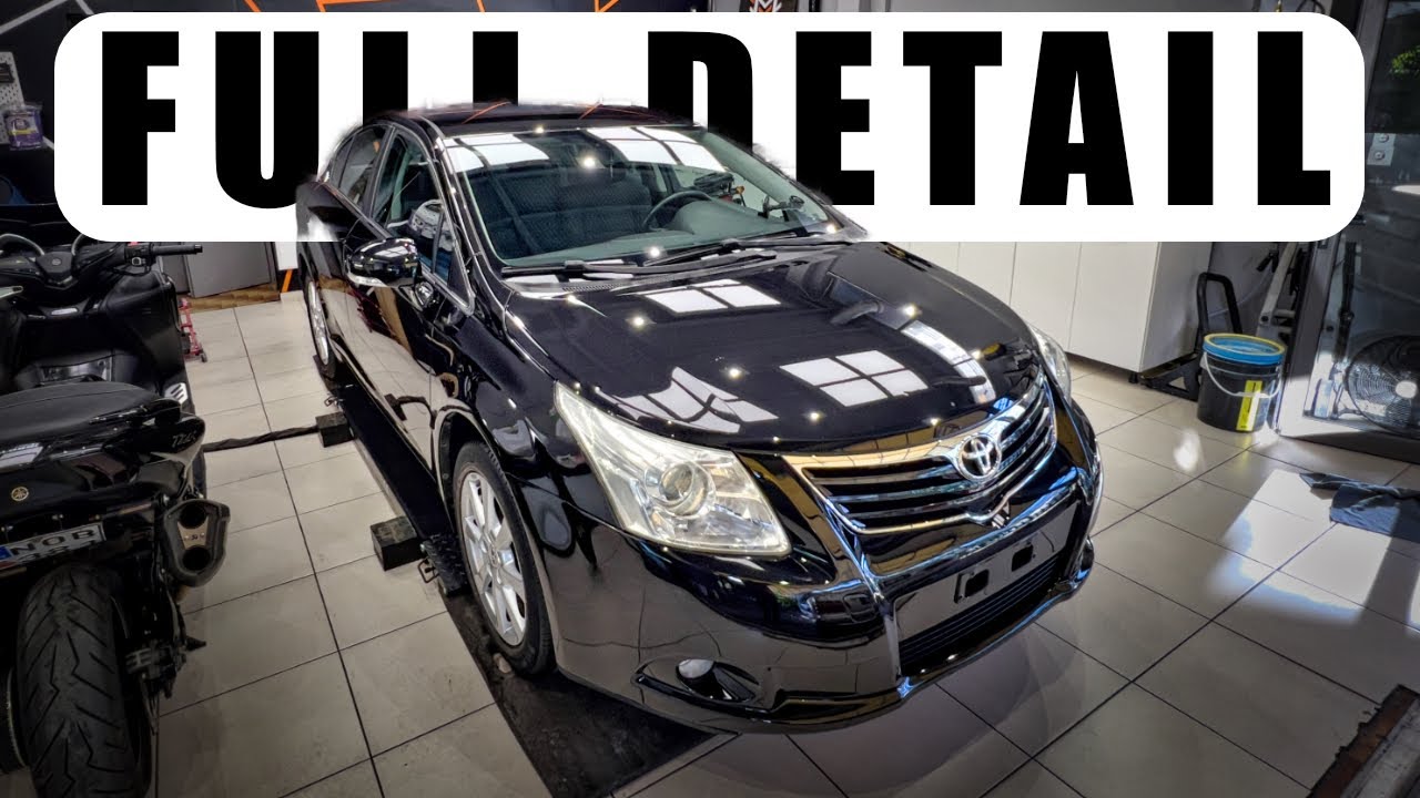 Detailing an OLD Toyota Avensis - Full Detail Interior & Exterior - Auto Detailing