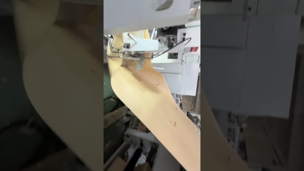 Full automatic paper bag machine with flat handle making machine