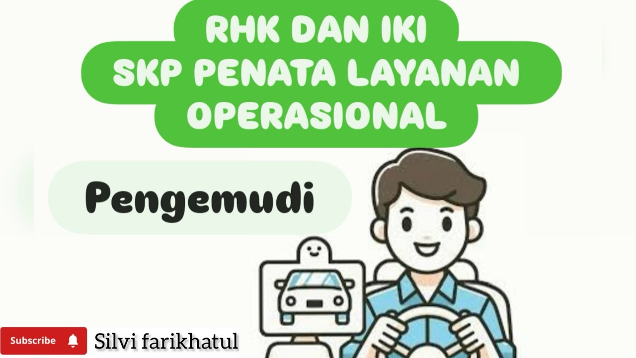 RHK DAN IKI SKP PENATA LAYANAN OPERASIONAL PENGEMUDI