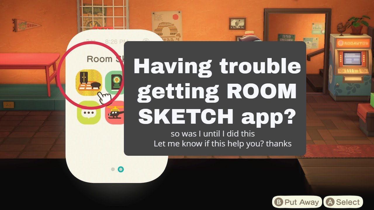 How get the room sketch app! Animal Crossing, 2.0 items, Designing villager's homes