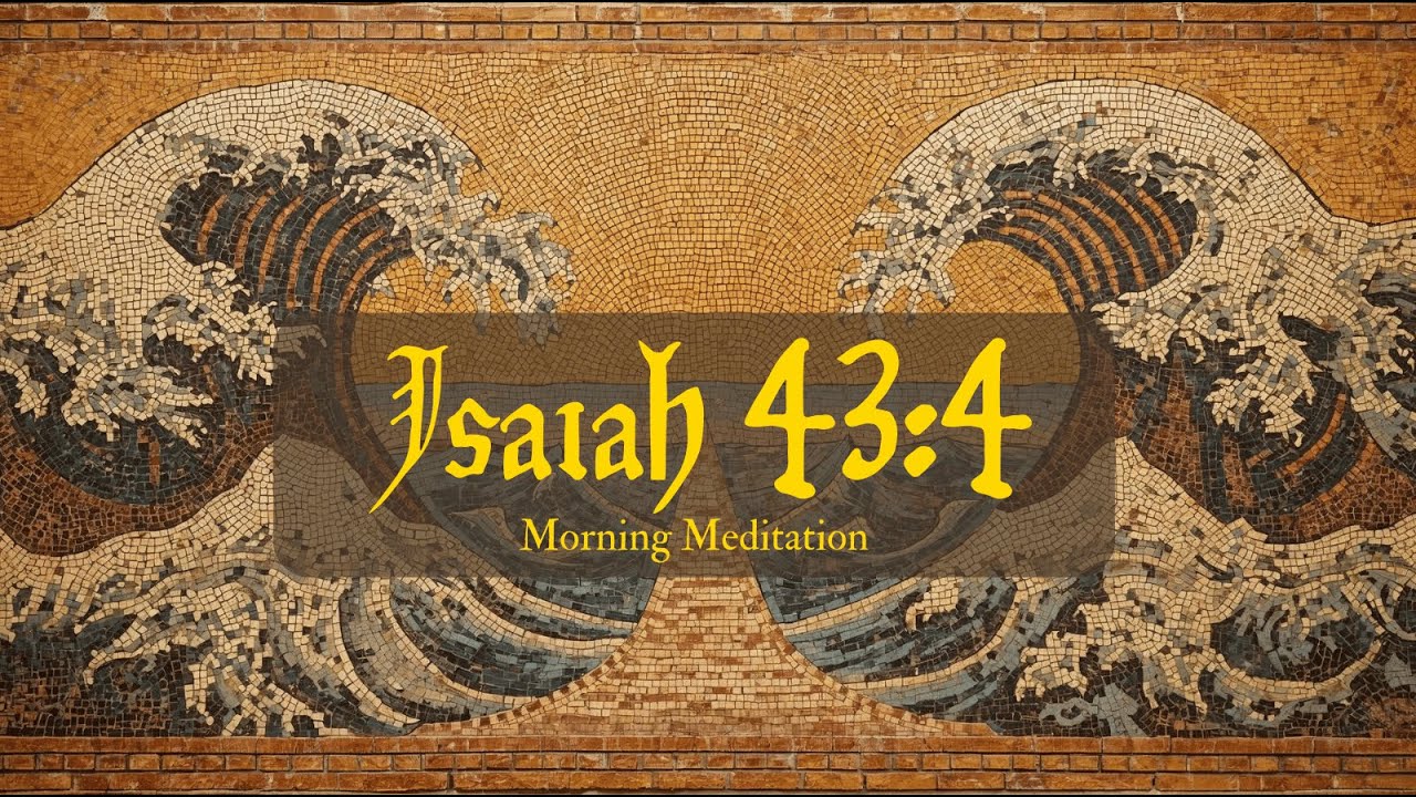 Isaiah 43:4 — Morning Meditation (Short) | Precious, Honored, Loved