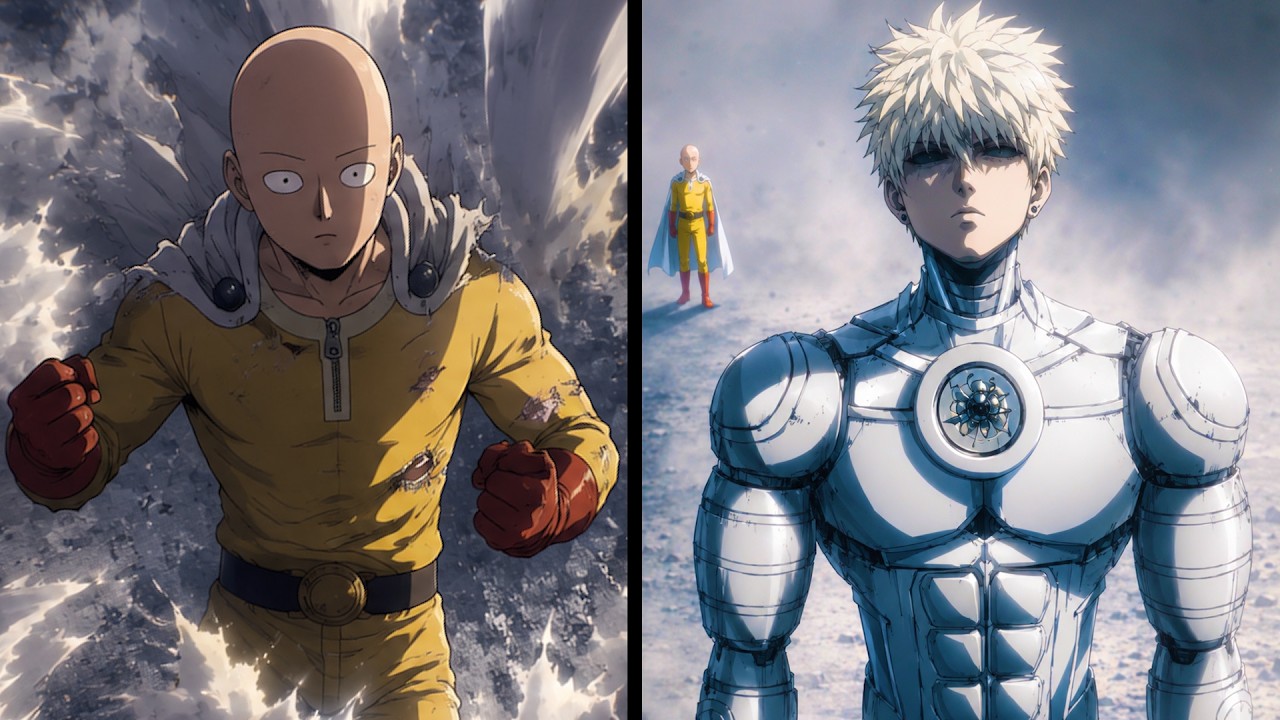SAITAMA VS MACHINE GOD GENOS