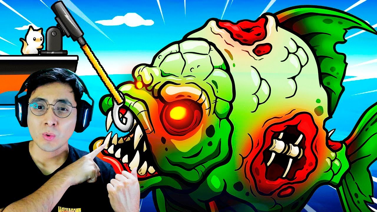 HE PESCADO AL PRIMER PEZ ZOMBIE GIGANTE DEL MUNDO | Cat Goes Fishing