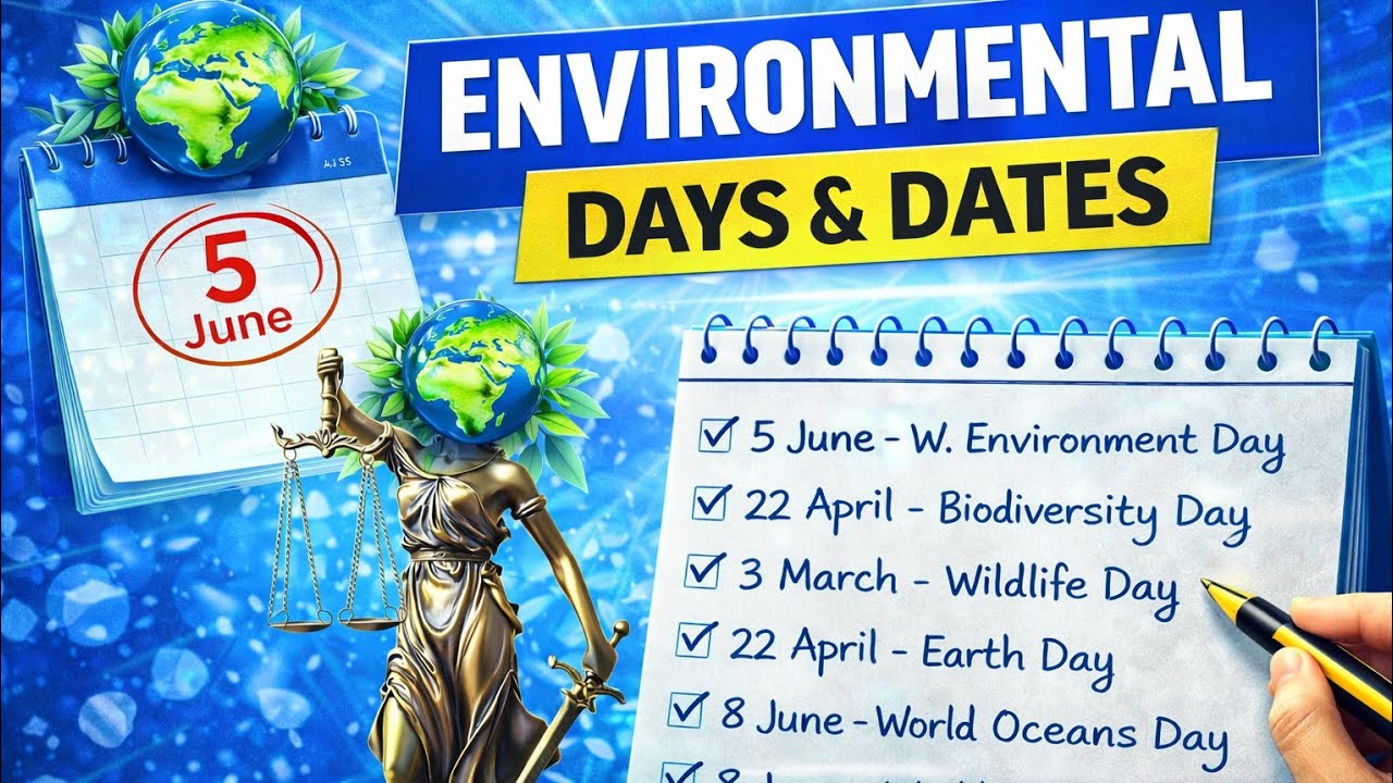 Environmental Days and Dates  | UGC NET EVS 2026