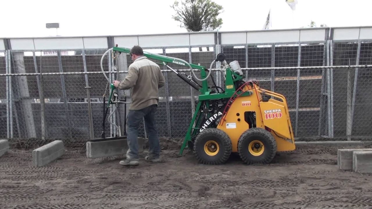 Bestrating met SHERPA Miniloaders