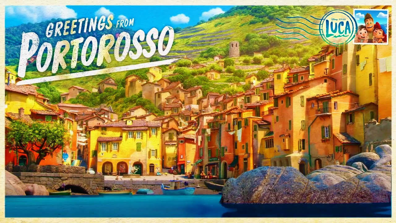 Luca Ambient Music | Pixar Portorosso Italy Cinque Terre Relax Music in Porto Rosso Italian Classics