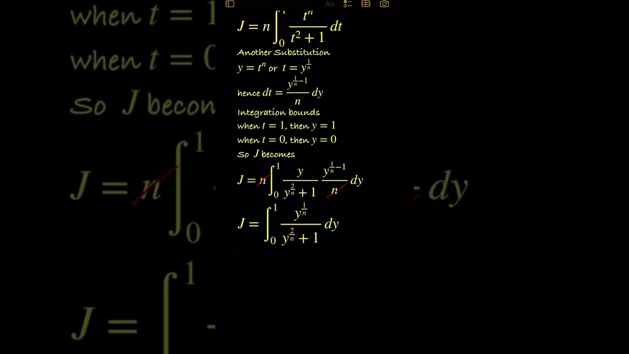 lim n&rarr;&infin; n&int;tanⁿ(x) dx [0, &pi;/4] MIT Integration Bee 2022 Quarterfinal #1 Problem 2 #mitintegrationbee