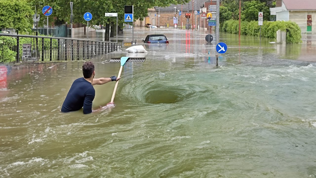 Clearing the Clog Uncovering a Flooded Street Drain