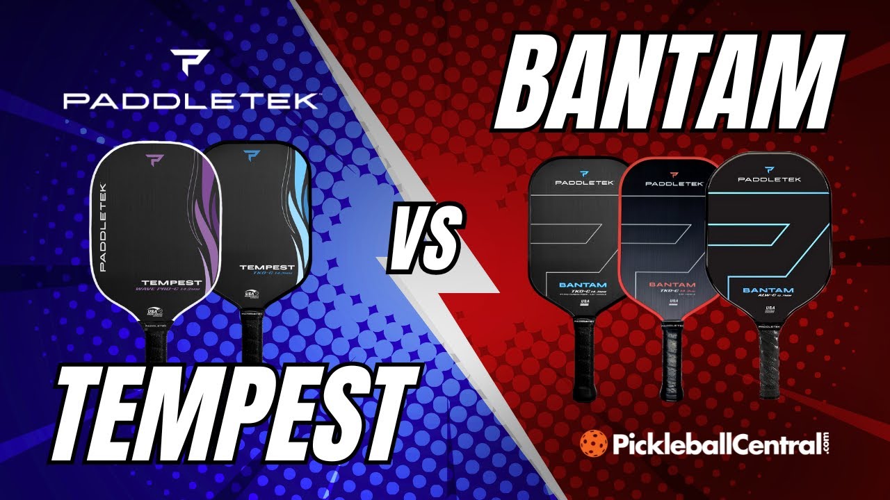 Paddletek Tempest vs. Bantam Pickleball Paddles (Difference Explained)